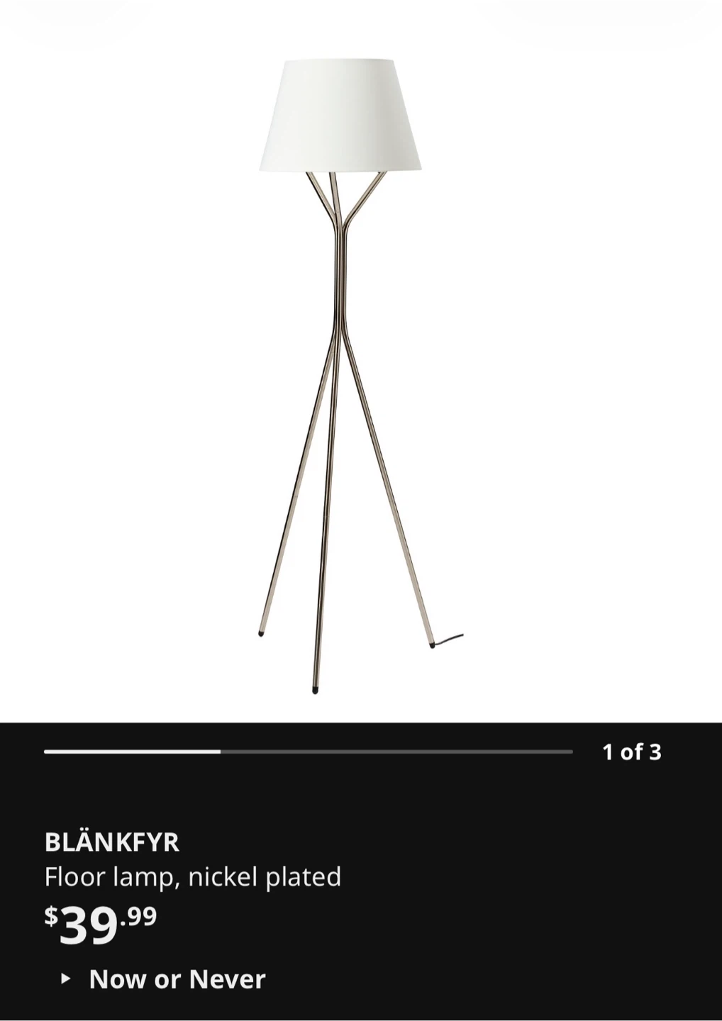 IKEA BLÄNKFYR Floor Lamp - photo 2
