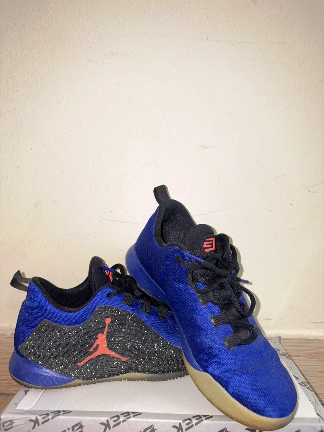 Jordan CP3 IX AE Basketball Shoes Blue Size 6Y