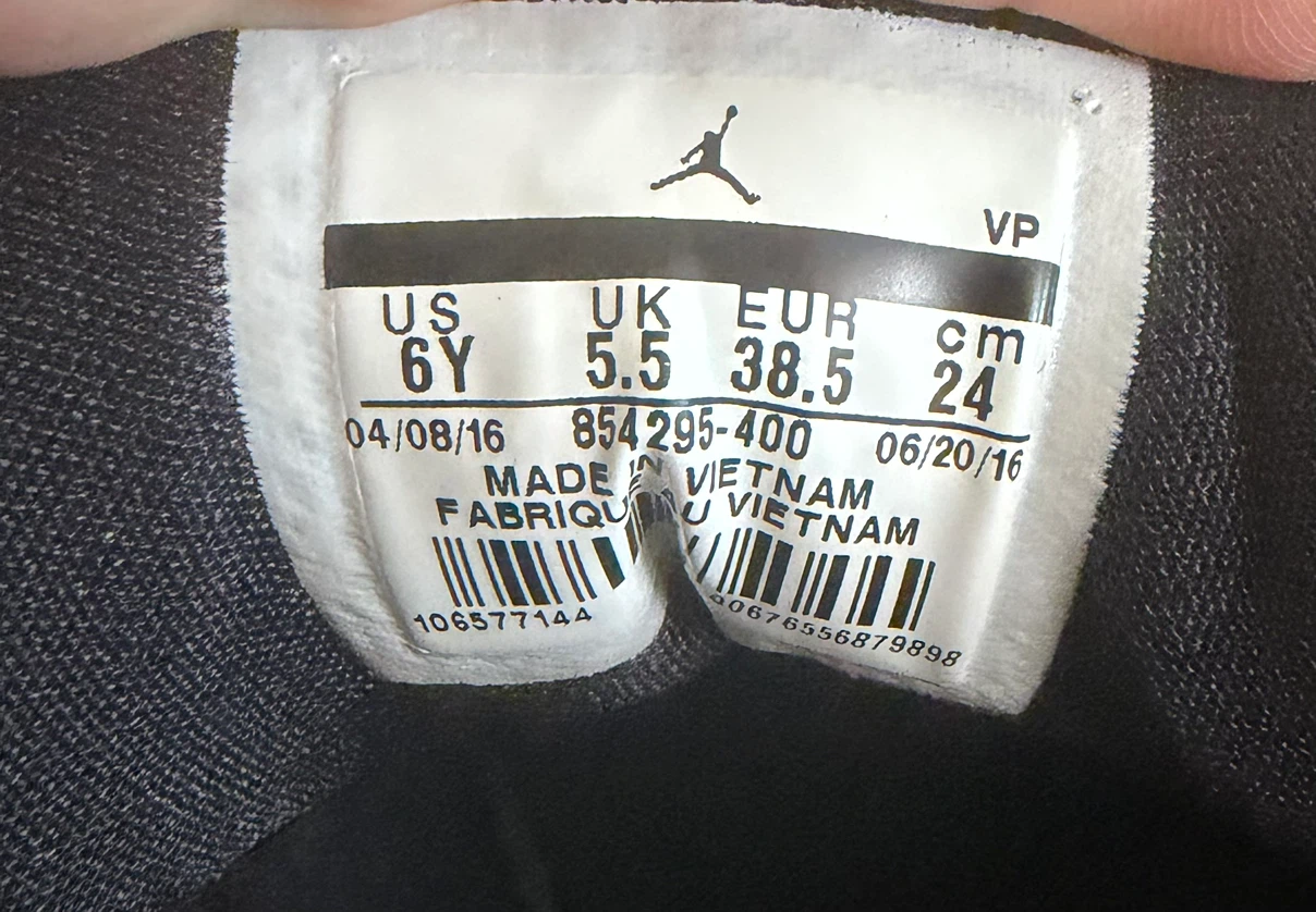 Jordan CP3 IX AE Basketball Shoes Blue Size 6Y - photo 3