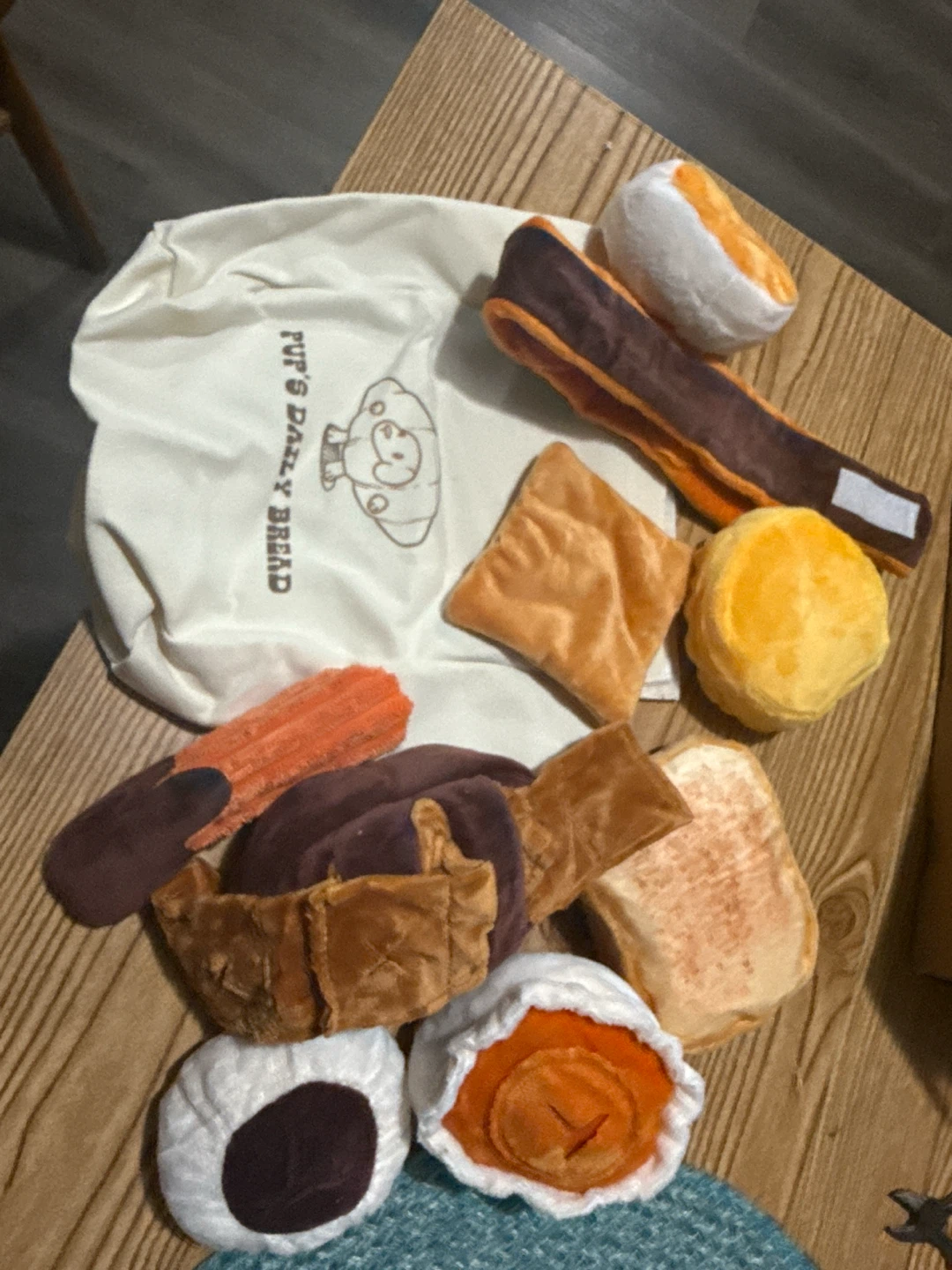 Pup's Daily Bread Plush Toy Set