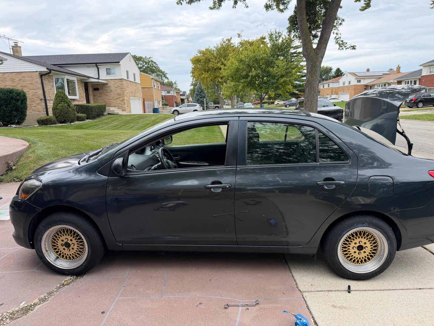 Set of 4 Gold Mesh Wheels - photo 4