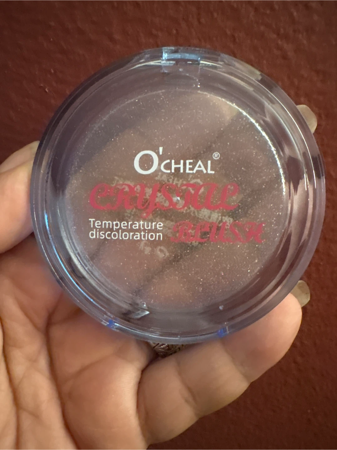 🏈 O'CHEAL Crystal Temperature Discoloration Blush - photo 3