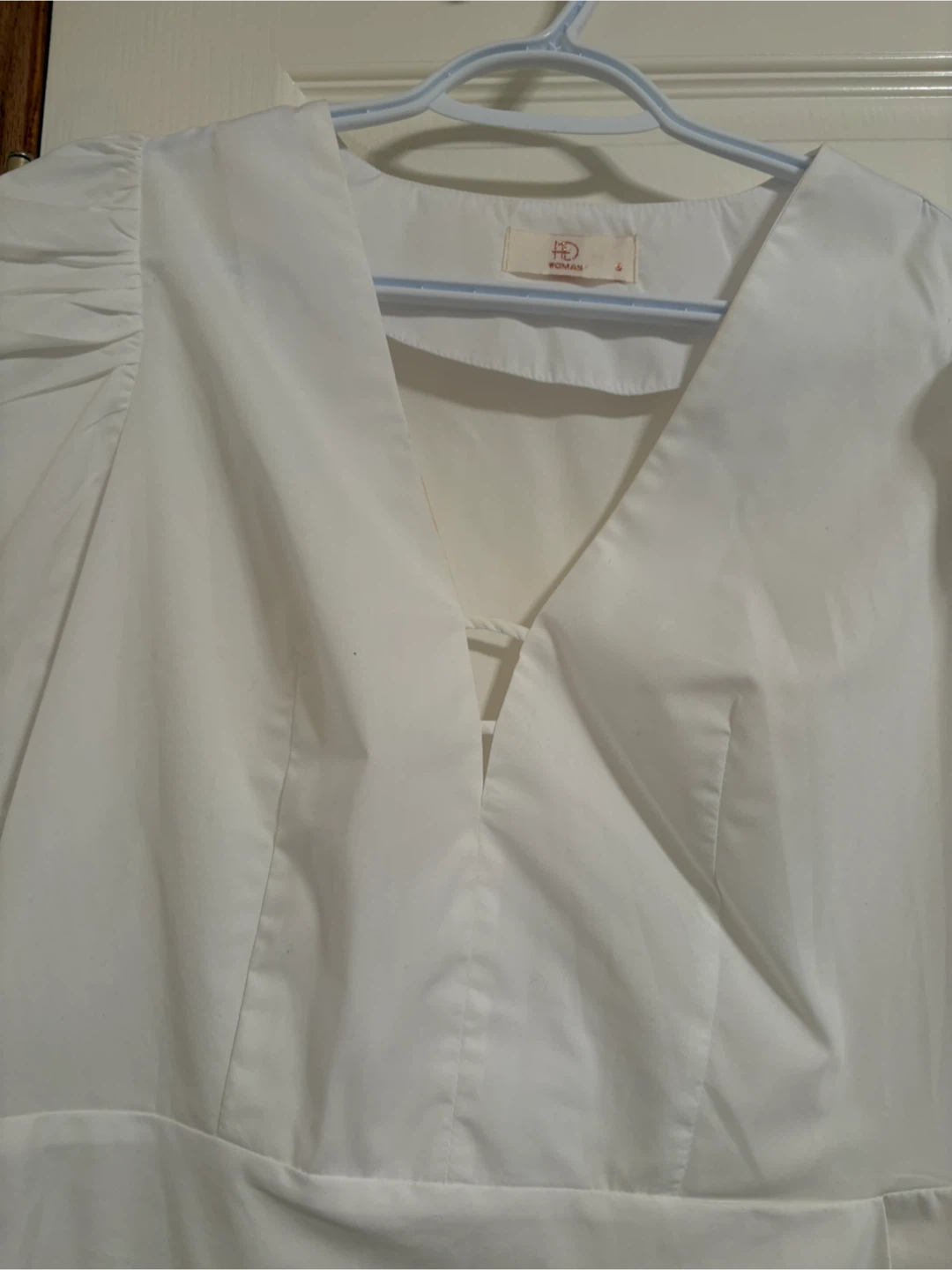 MD Woman White Asymmetrical Blouse - photo 2