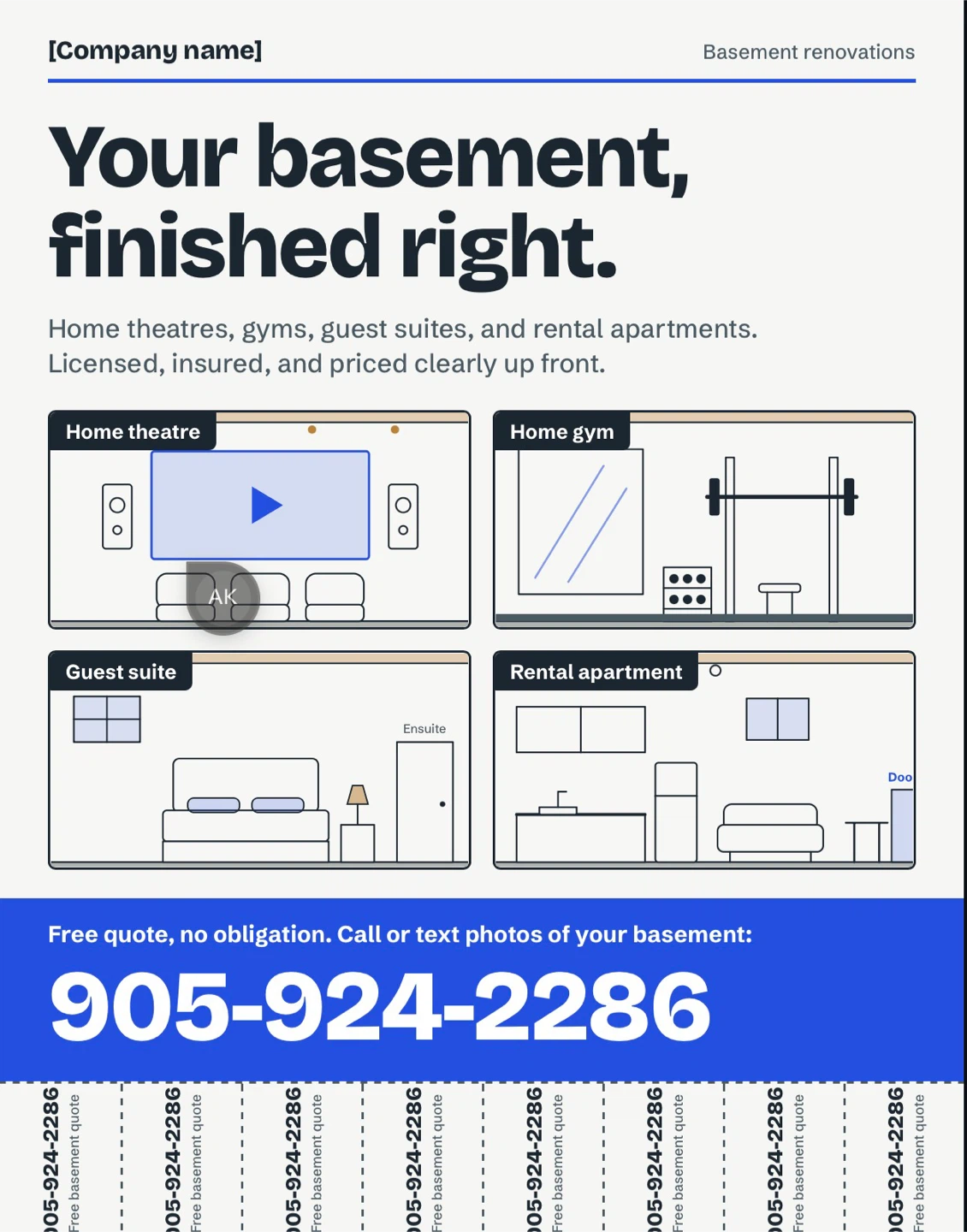 Basement renovation
