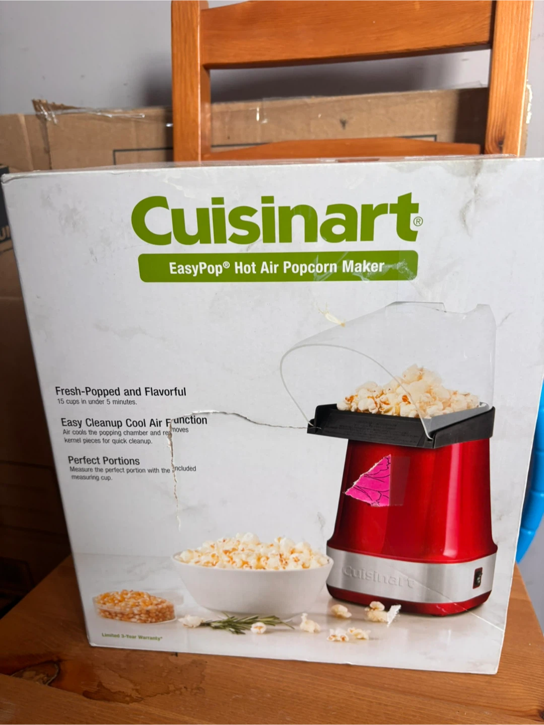 Cuisinart EasyPop Hot Air Popcorn Maker