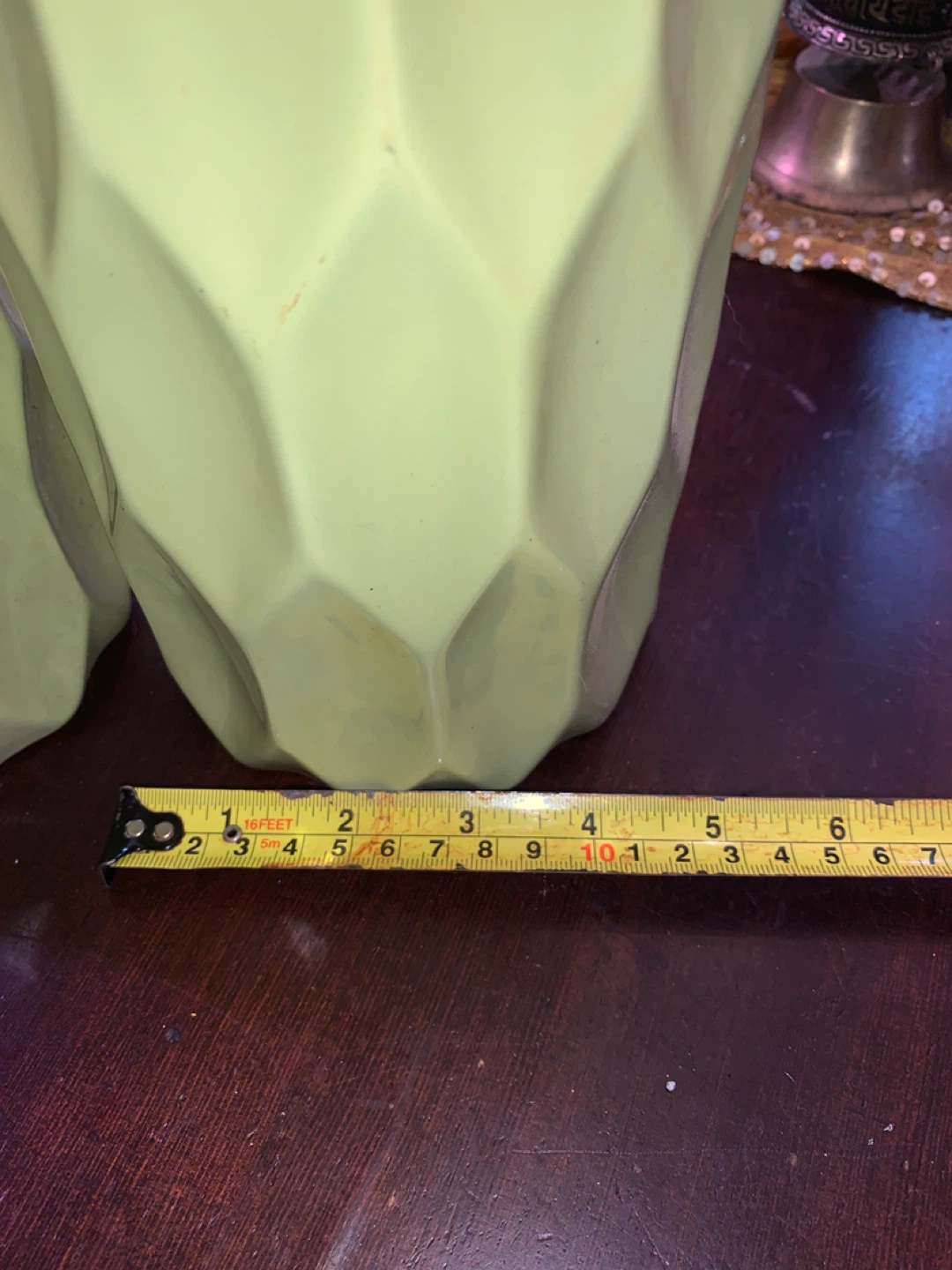 Pair of Mid-Century Modern Green Ceramic Table Lamps. - photo 4