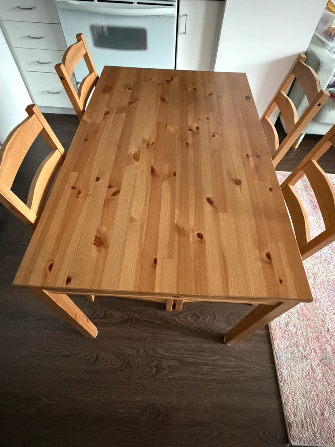 IKEA Dining Table and 4 Chairs