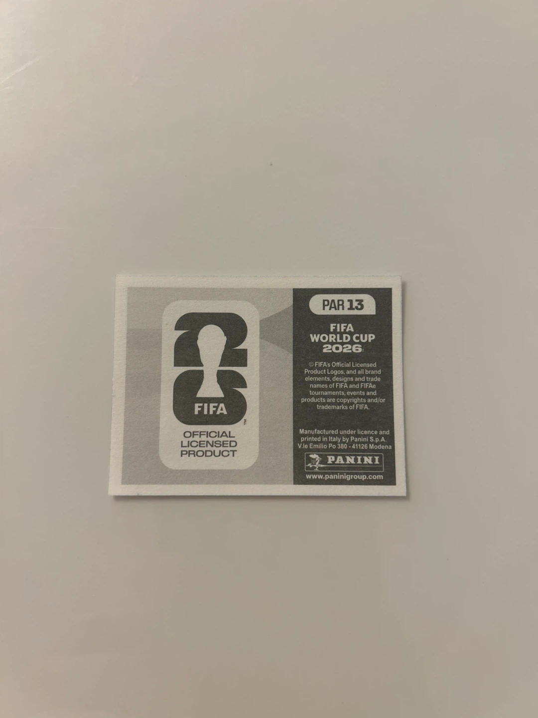 Panini FIFA World Cup 2026 Paraguay Trading Card - photo 2