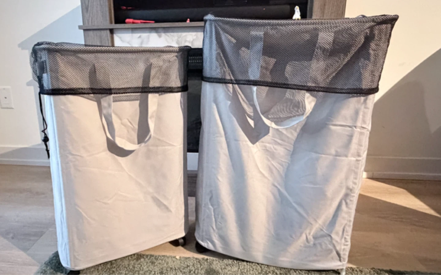 Laundry Hamper Wheels 75L