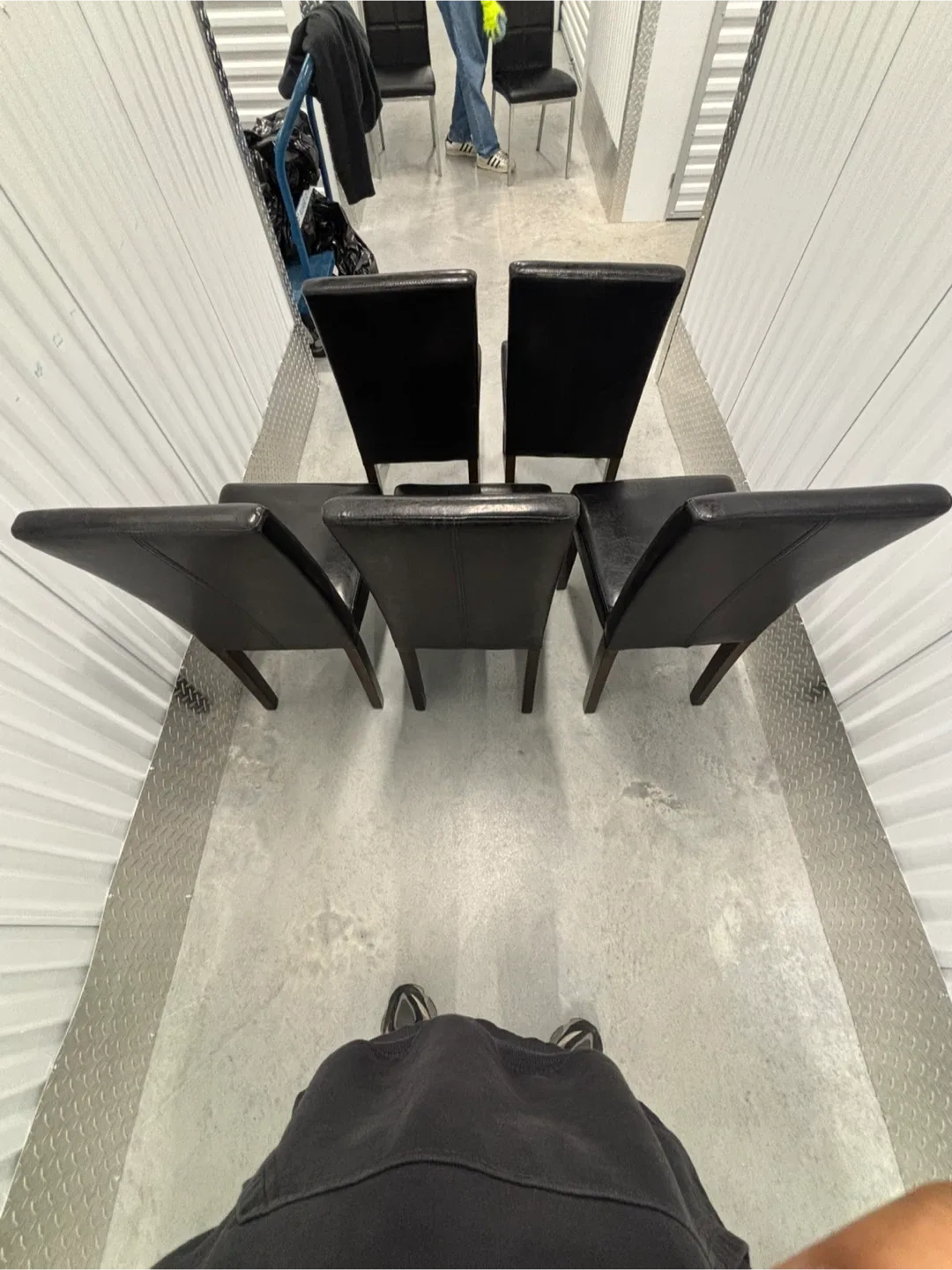 Set of 5 Black Dining Chairs - photo 3