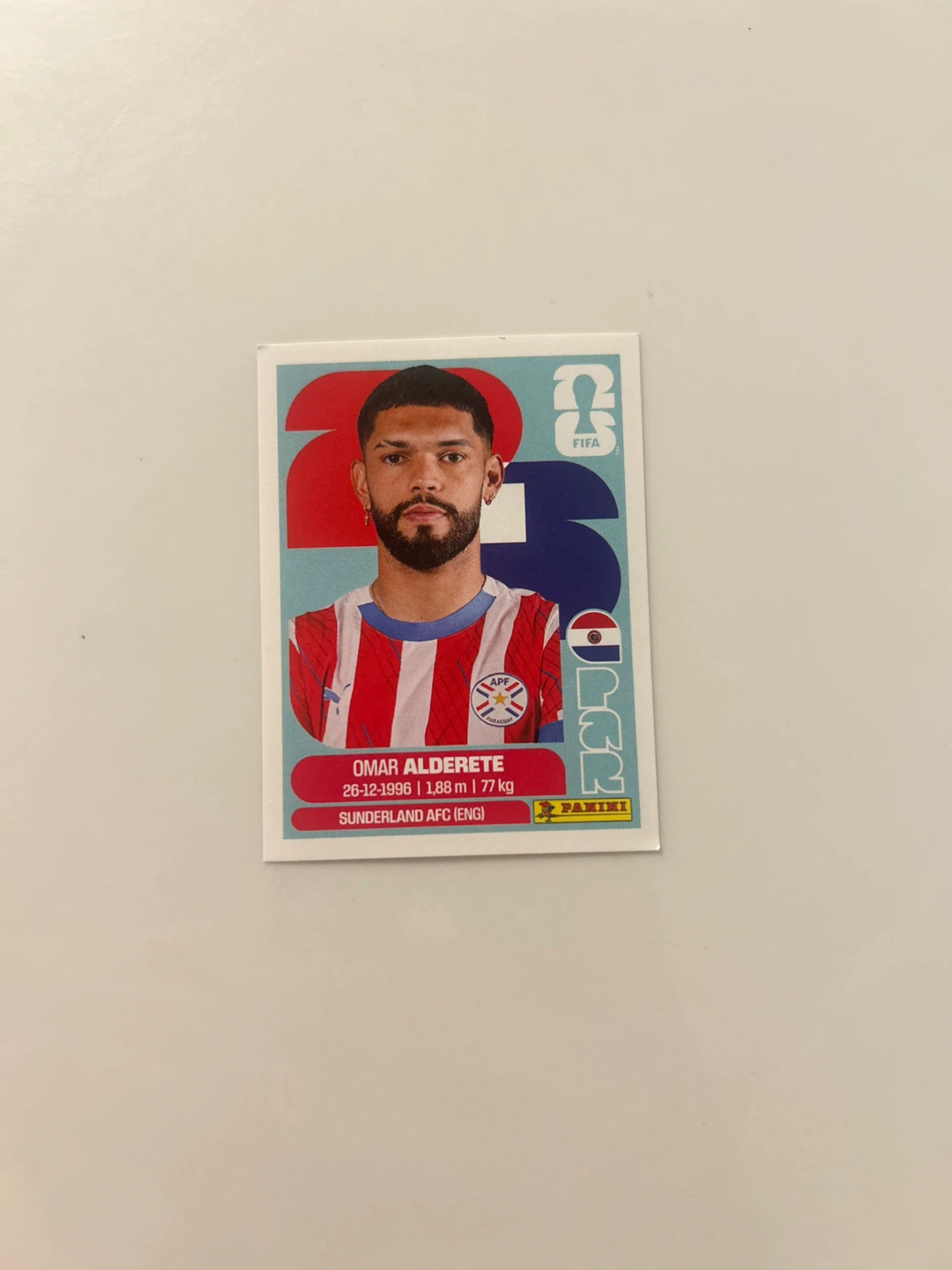 Panini FIFA World Cup 2026 Omar Alderete Sticker