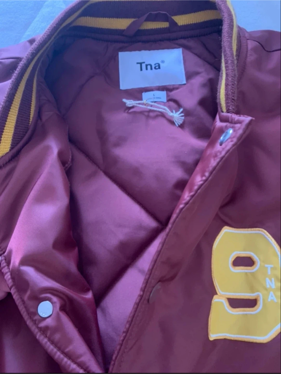 Tna Varsity Jacket Size Large - photo 4