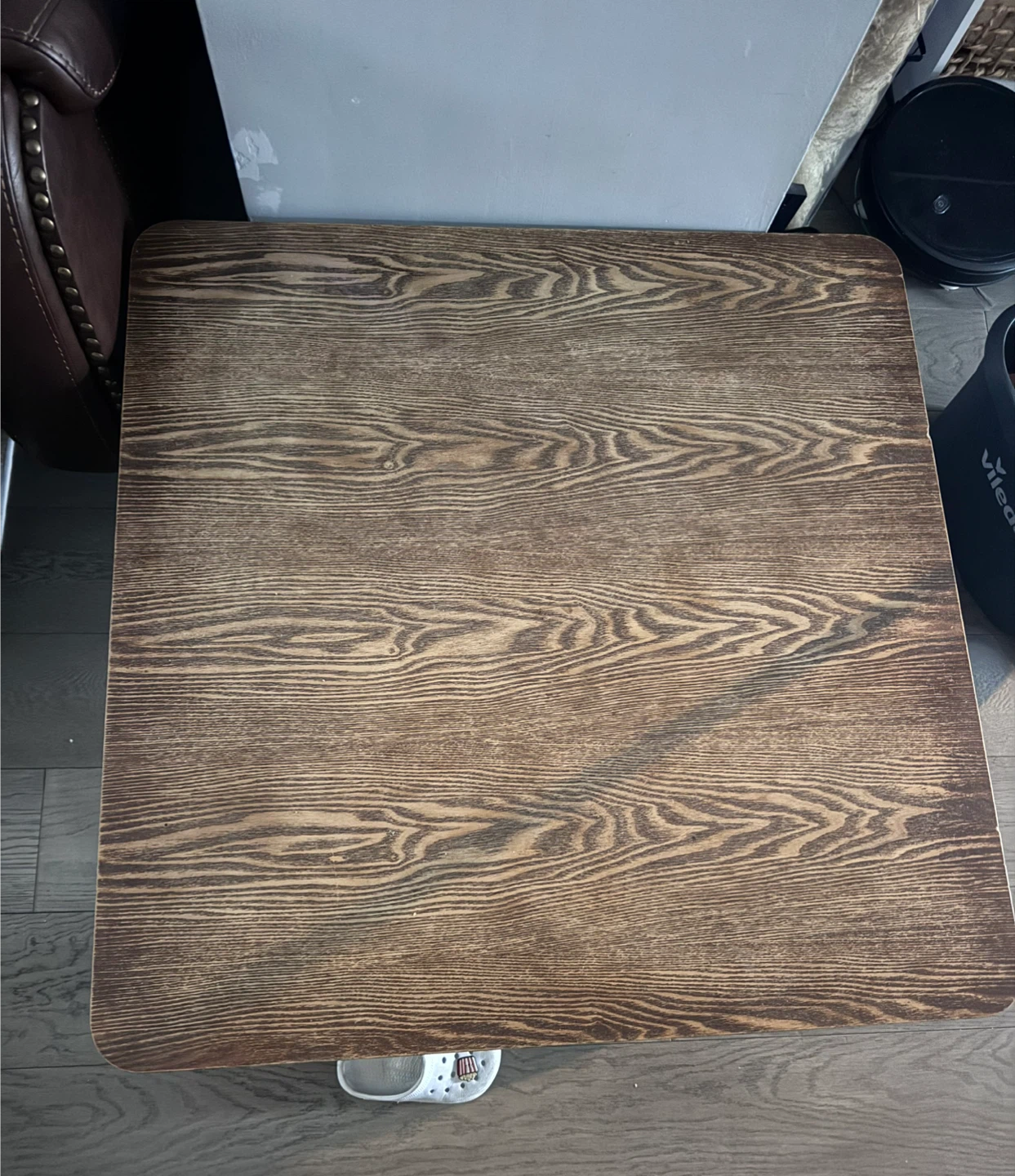 Square Wooden End Table