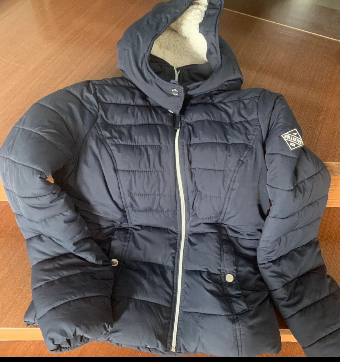Hollister Navy Puffer Jacket - photo 2