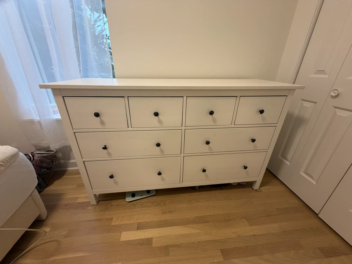 White dresser