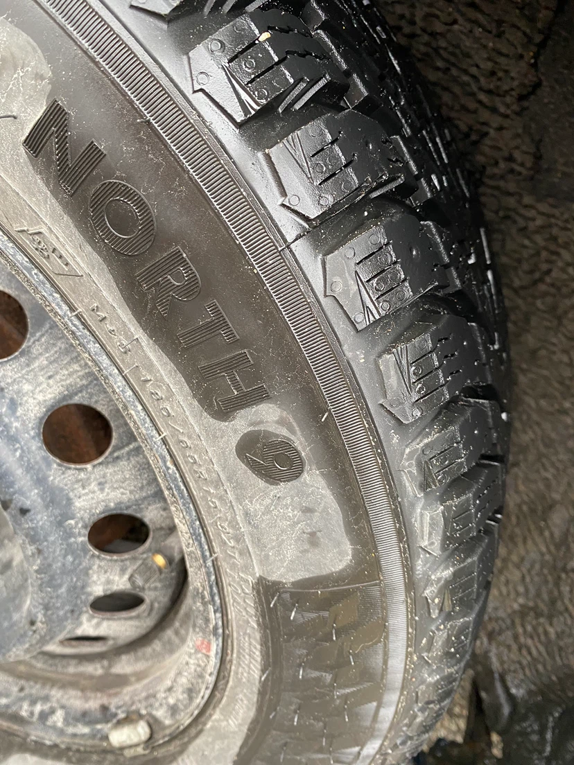 4 Winter Tires on rims (size 15)