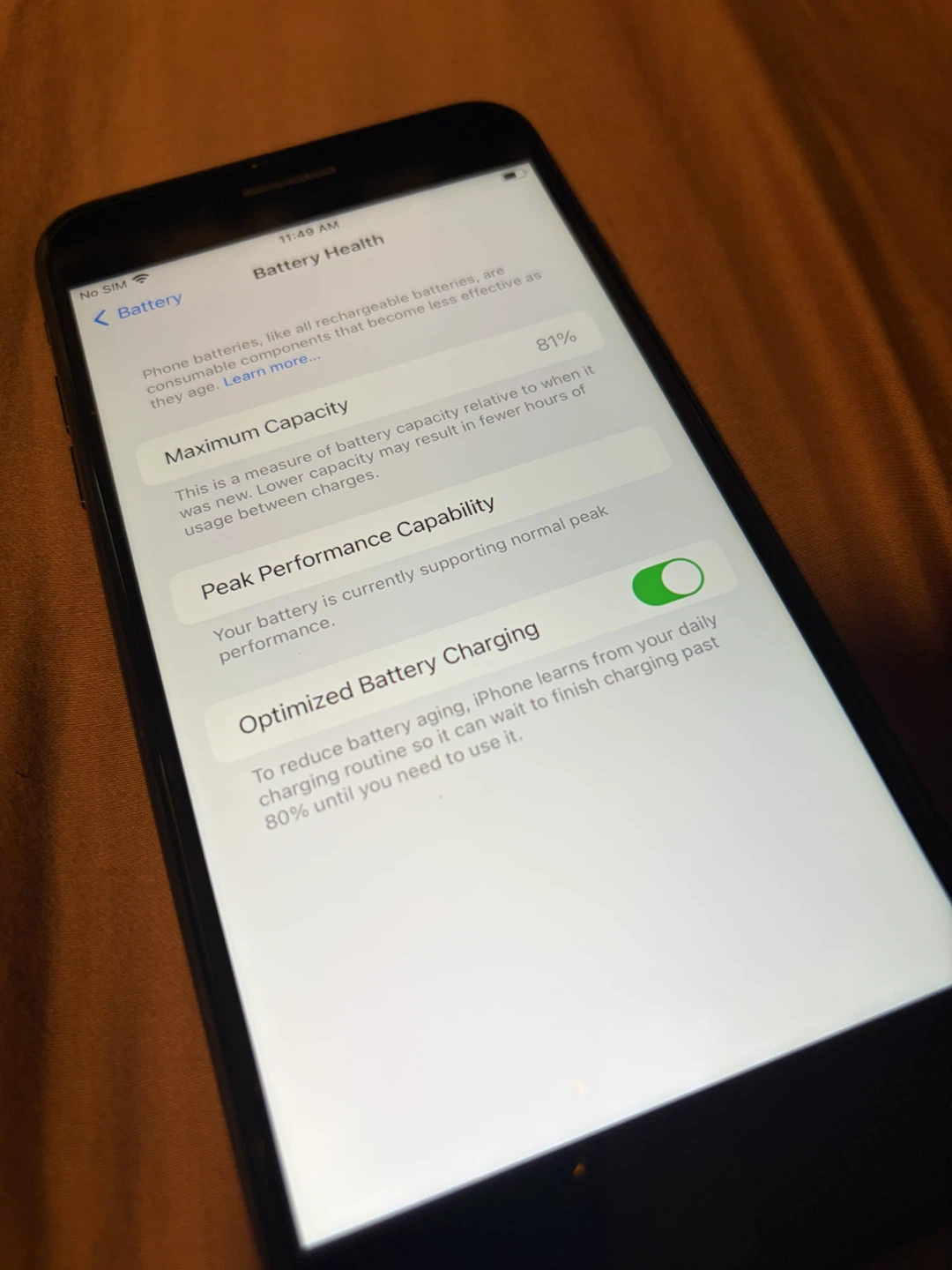 Black iPhone 7 Plus 128GB - photo 2