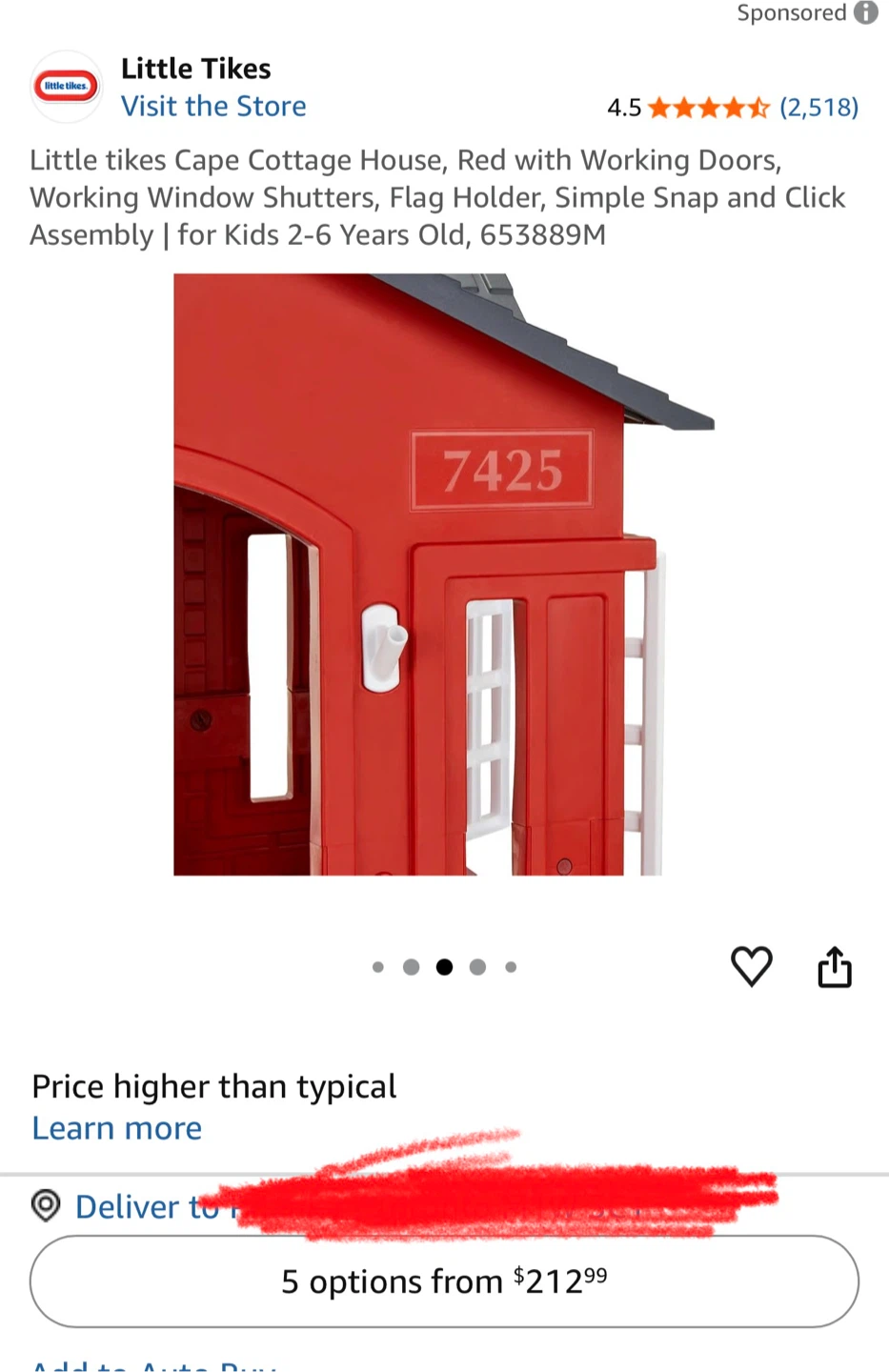 Little Tikes Cape Cottage Play House