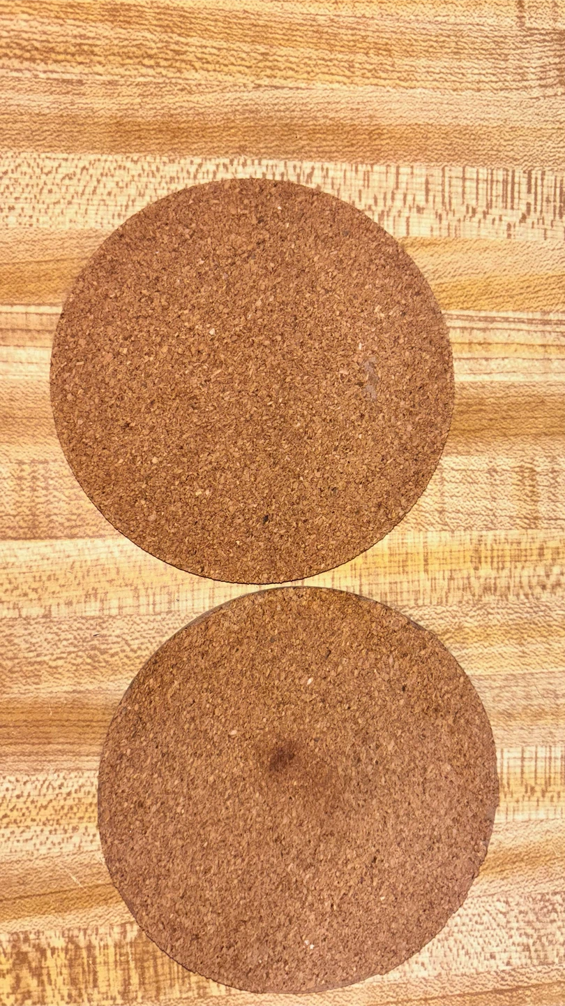 🏈 Set of 5 Barcelona Cork Coasters - photo 3