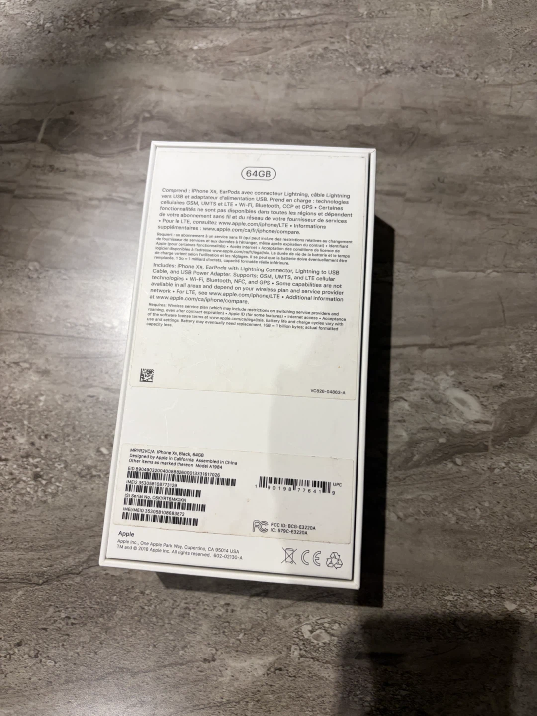 Box Only - iPhone XR box - photo 2
