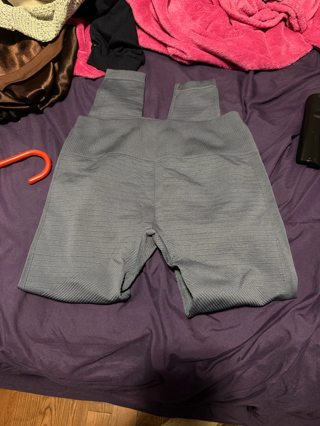 Navy Seamless Leggings