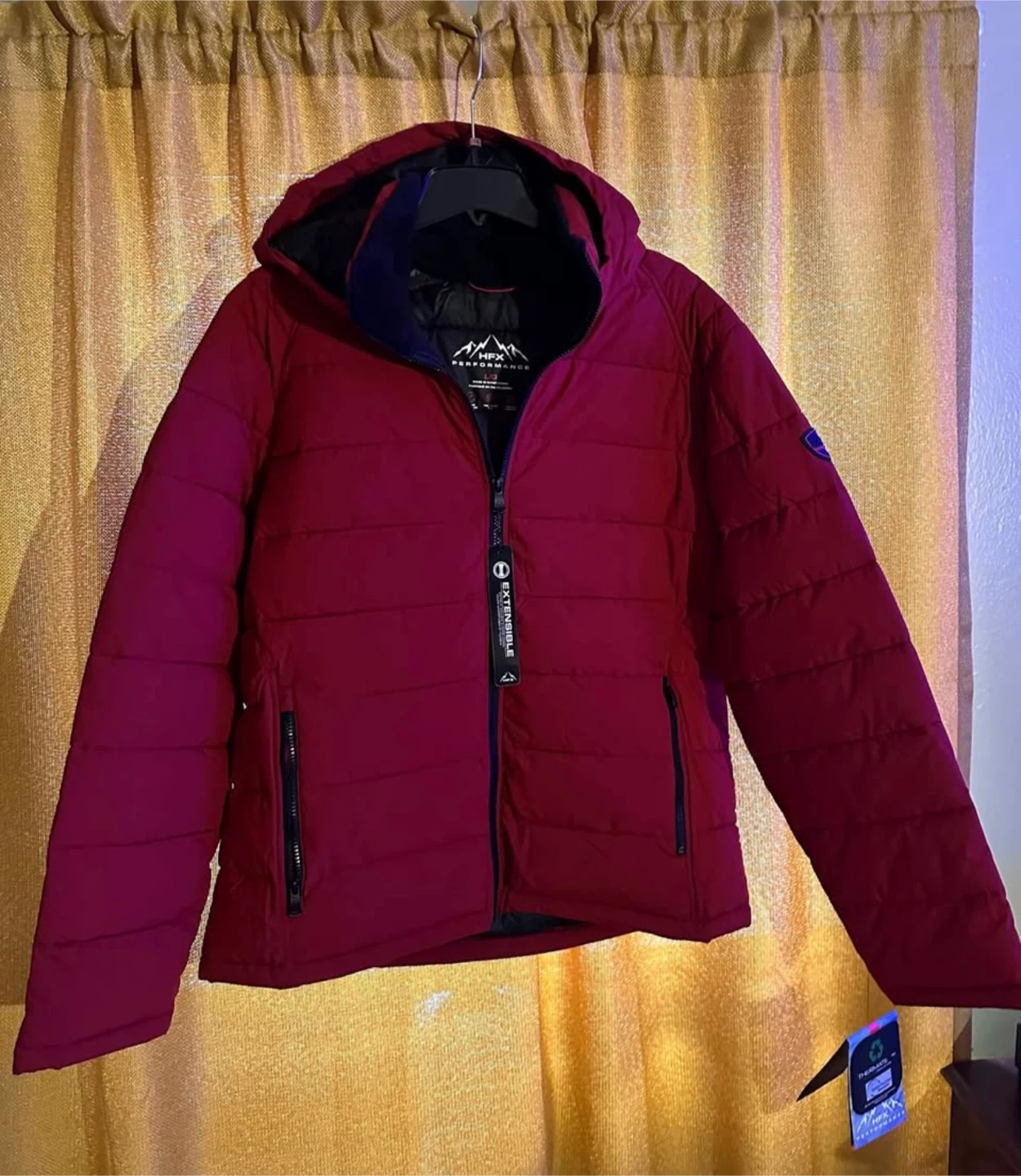 HFX Performance Red Puffer Jacket🏈 - photo 3