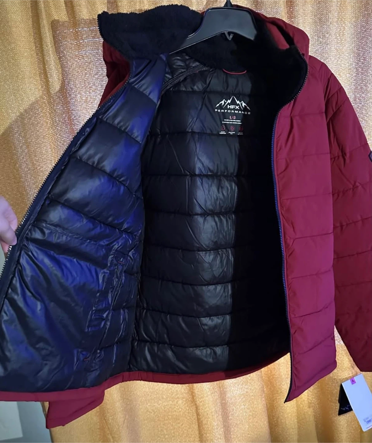 HFX Performance Red Puffer Jacket🏈 - photo 4