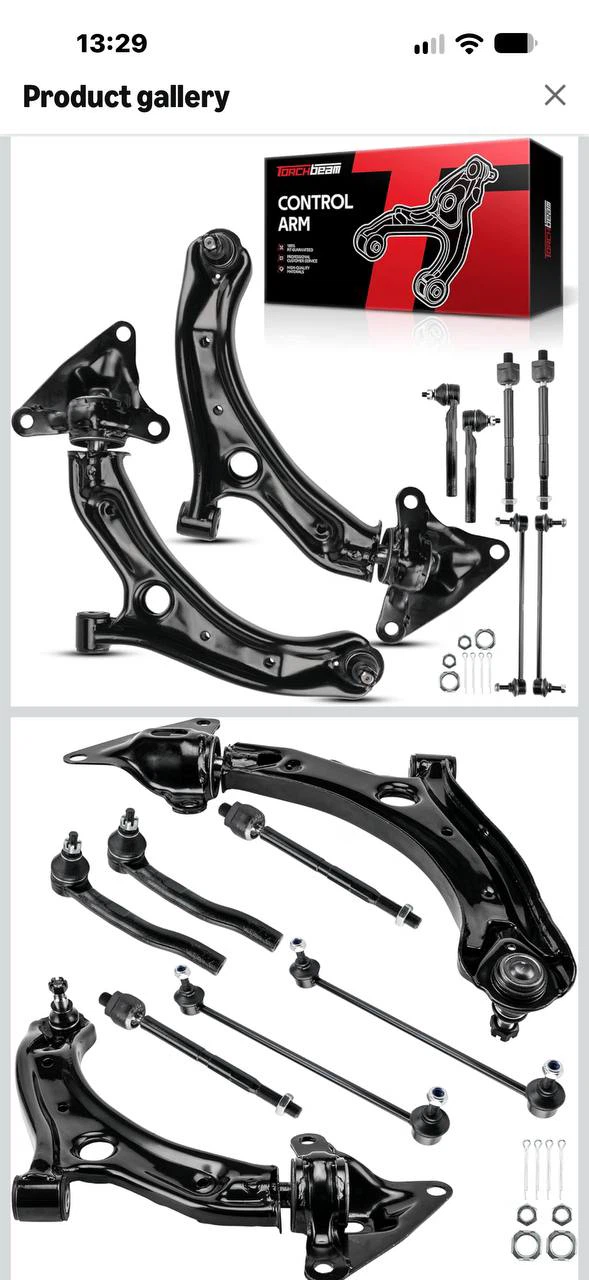 H995 Torchbeam 8-Piece Front Suspension Control Arm Kit for Hon - photo 2