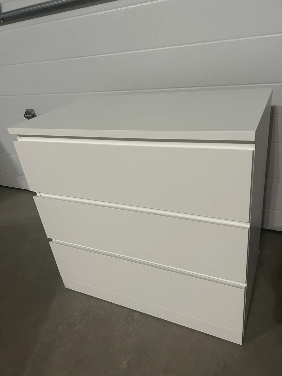 IKEA white dresser 3 drawers