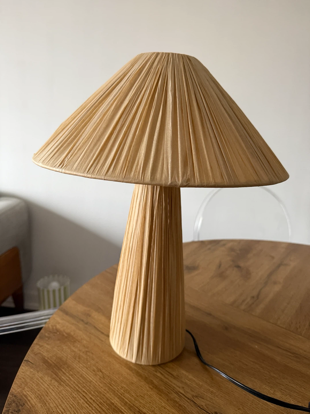 Raphia Paper Table Lamp