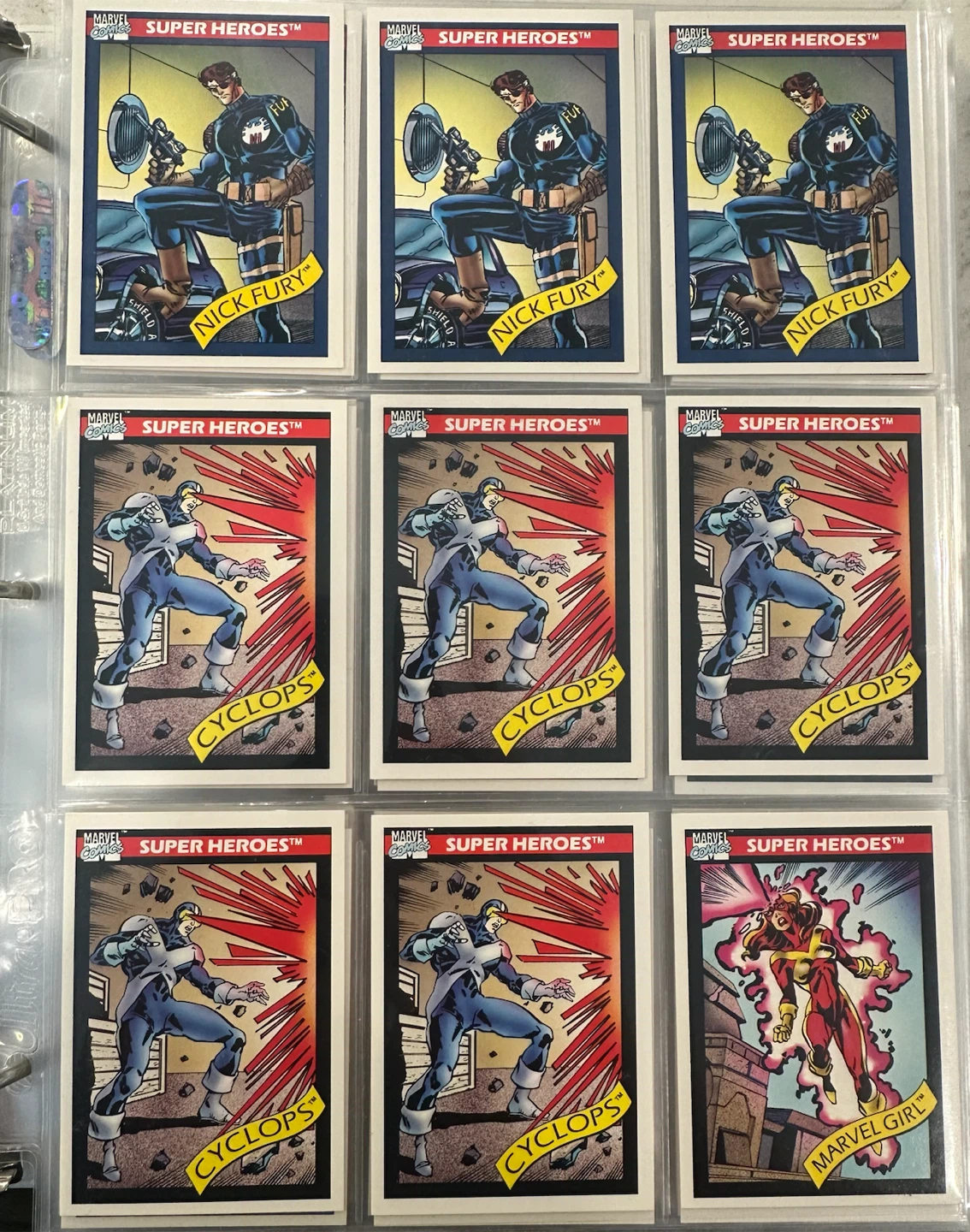 1990 Impel/Marvel Trading Cards (Complete Your Set!)