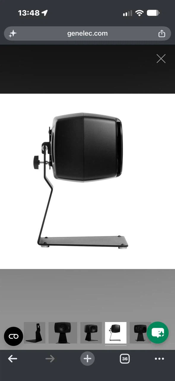 H996 Genelec 8000-325B Table Stand for Studio Monitor – Bl - photo 5