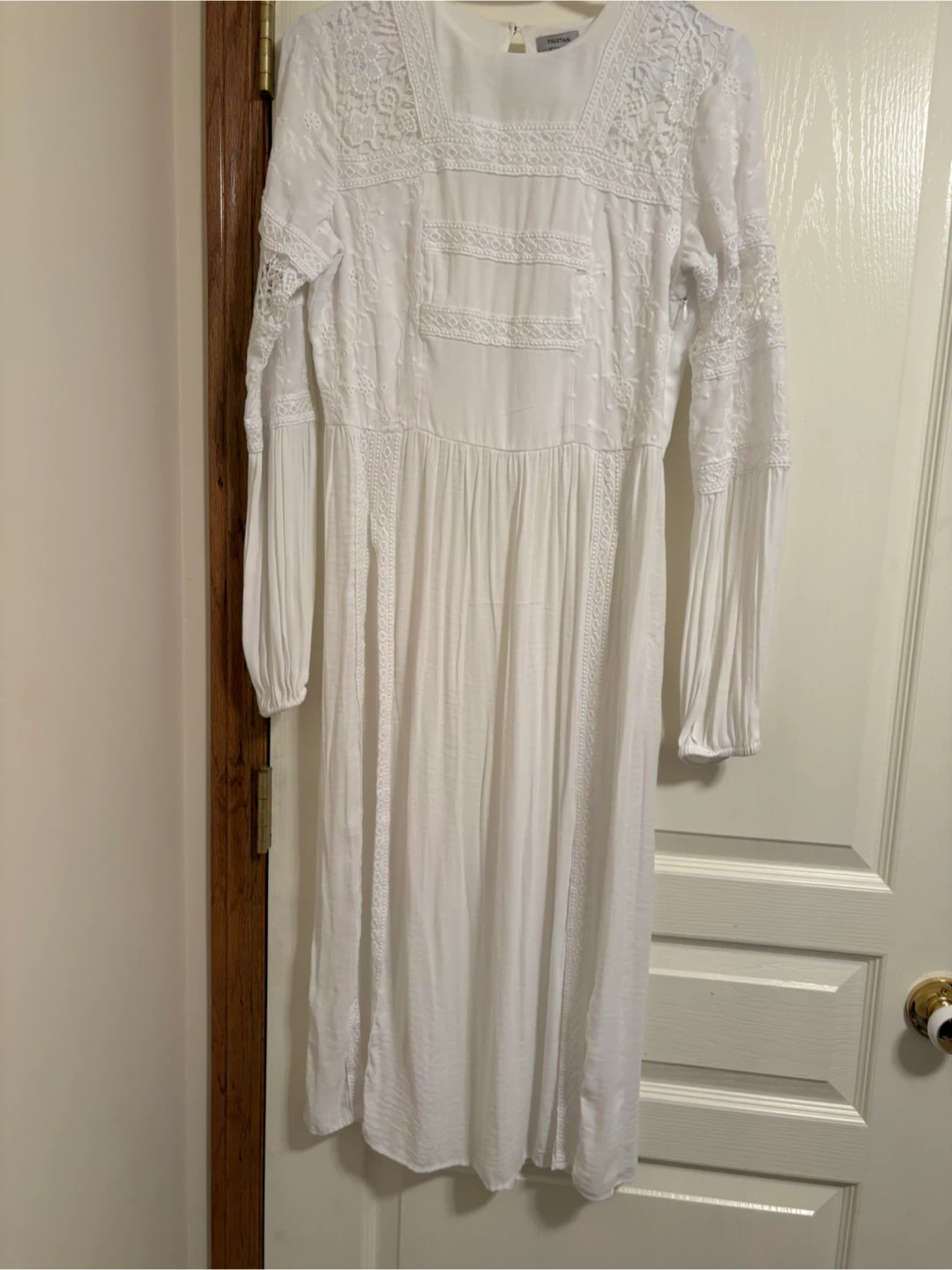 Tristan White Long Sleeve Shirt