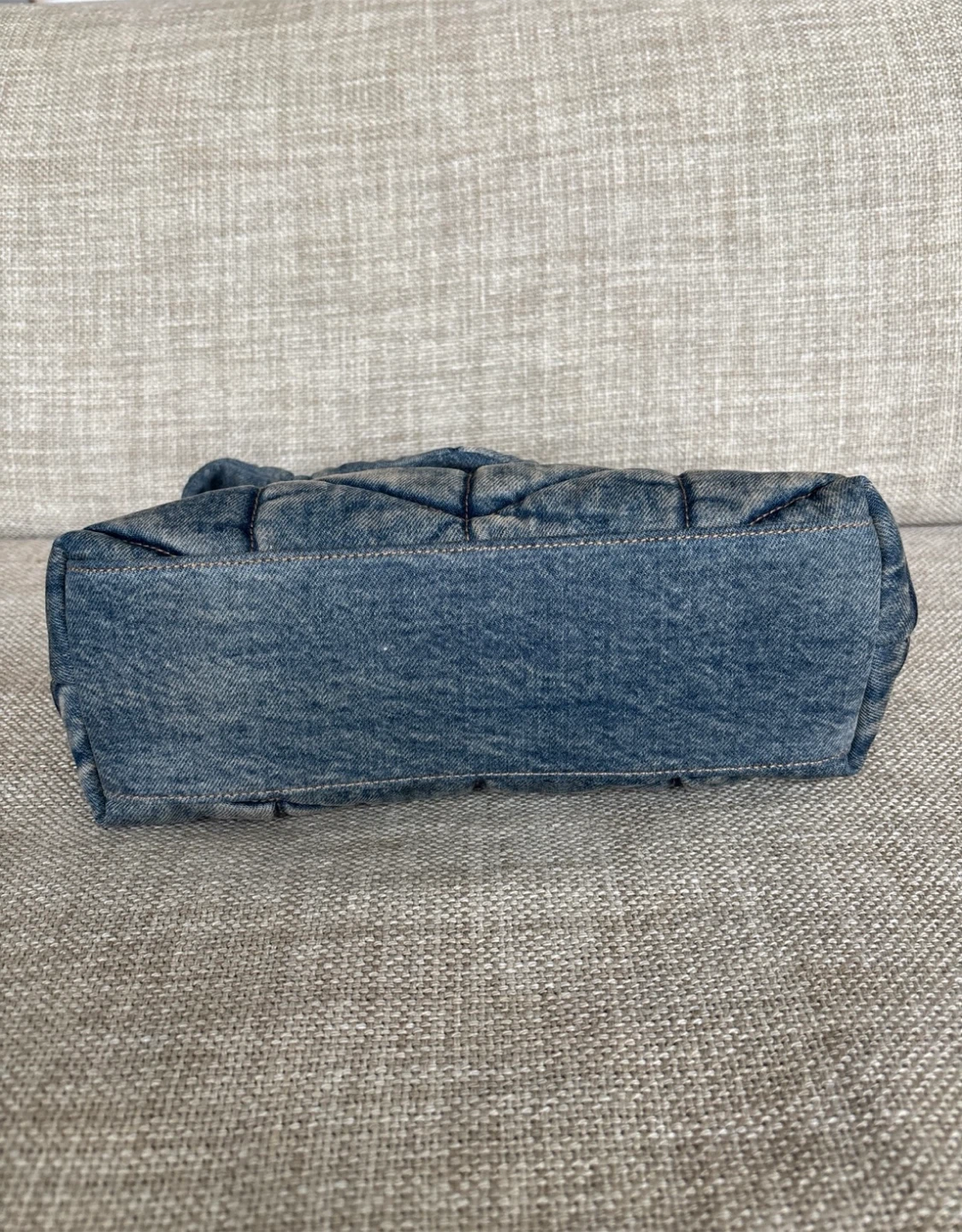 Saint Laurent Loulou Puffer Denim Bag - photo 5