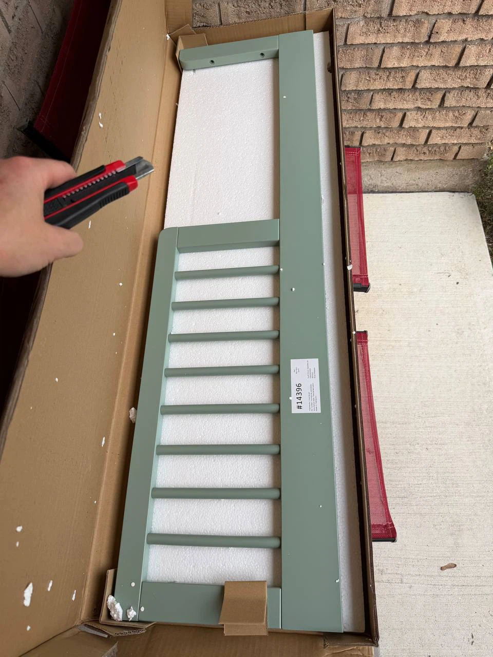 H1000 — South Shore Balka Toddler Rail for Baby Crib – Sage Gr - photo 4