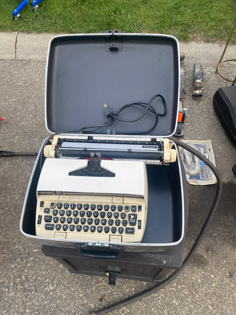 Brother Automatic Portable Typewriter with Case