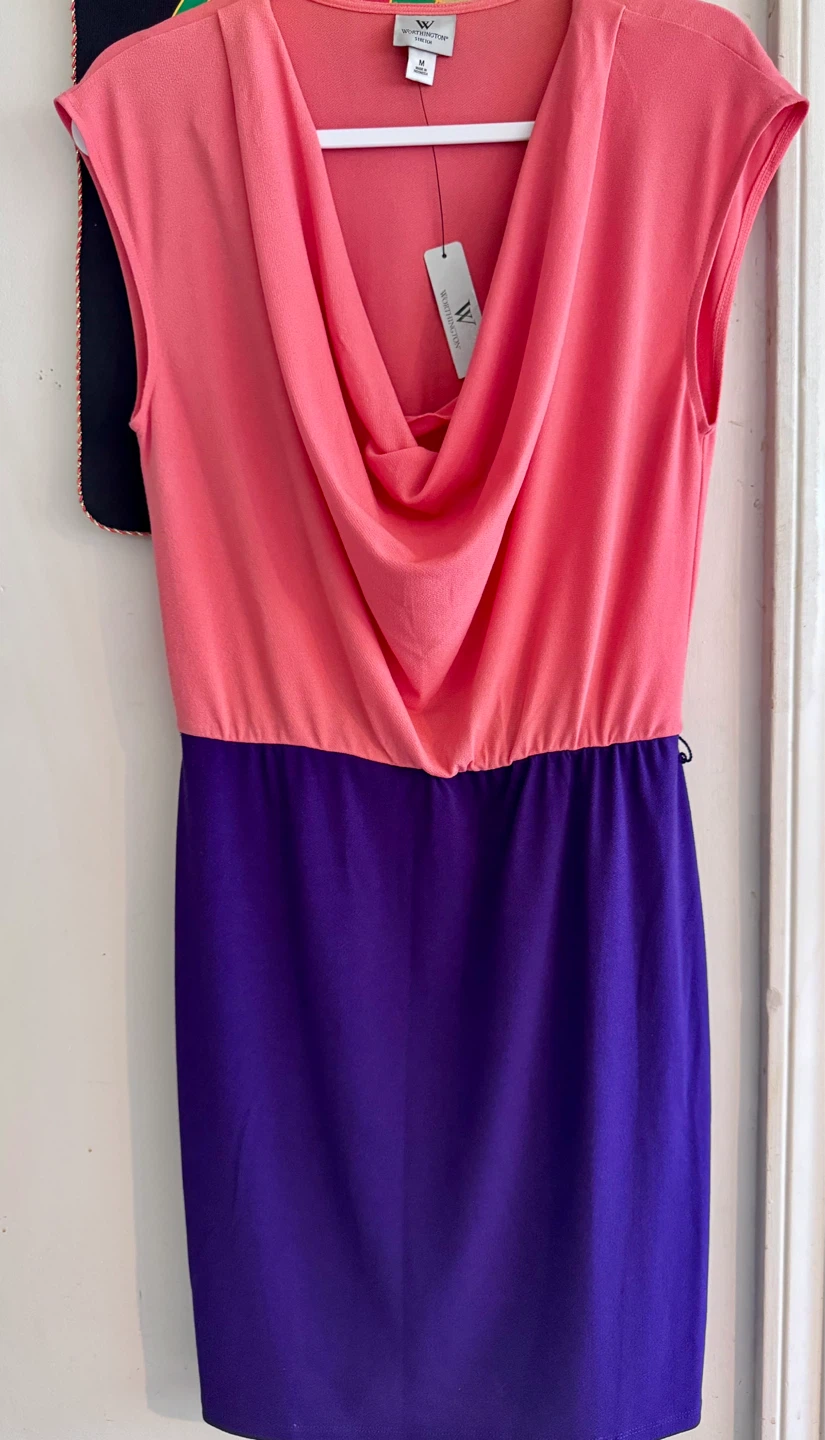 Worthington Two-Tone Dress