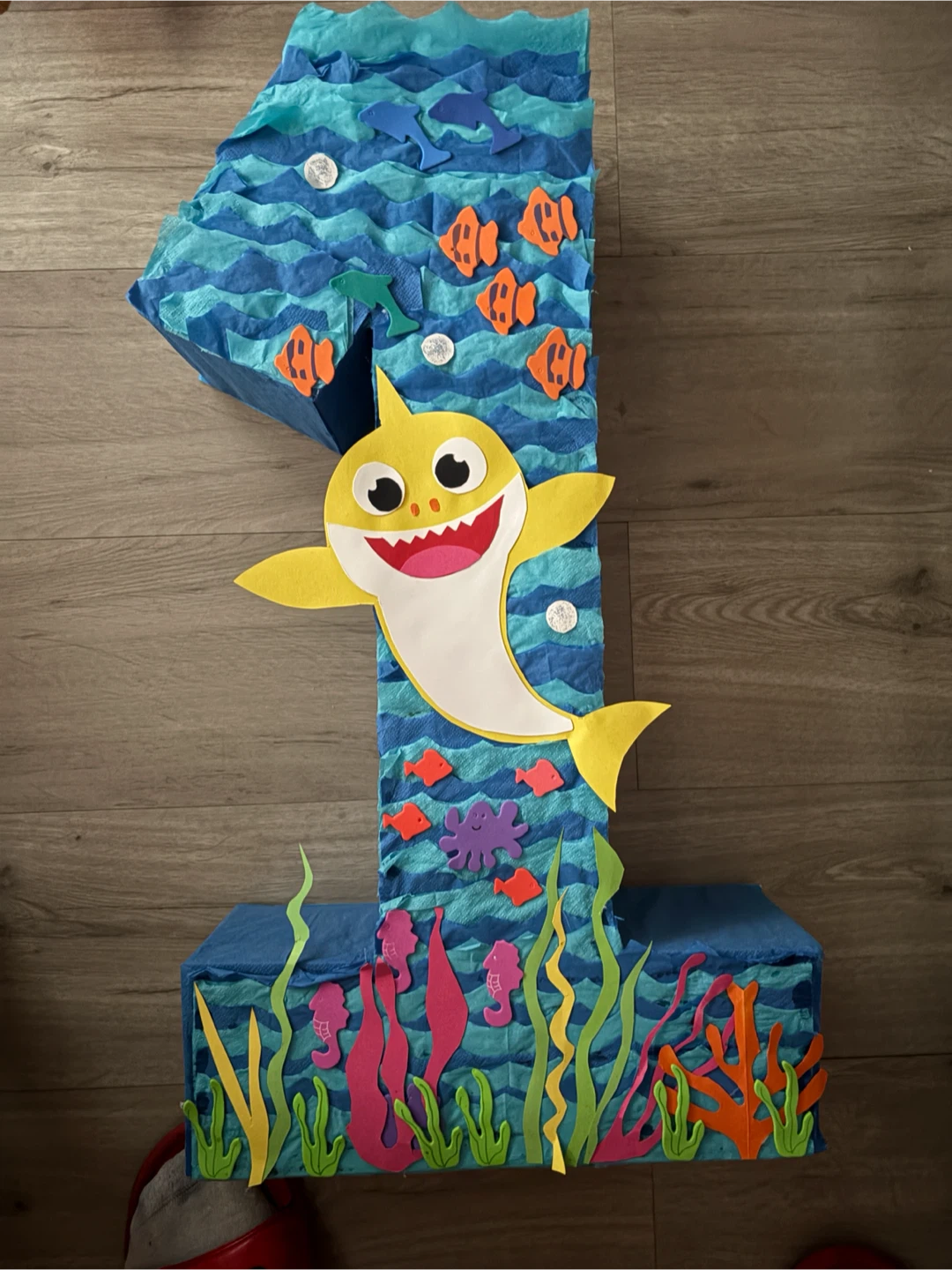 Baby Shark Number 1 Pinata