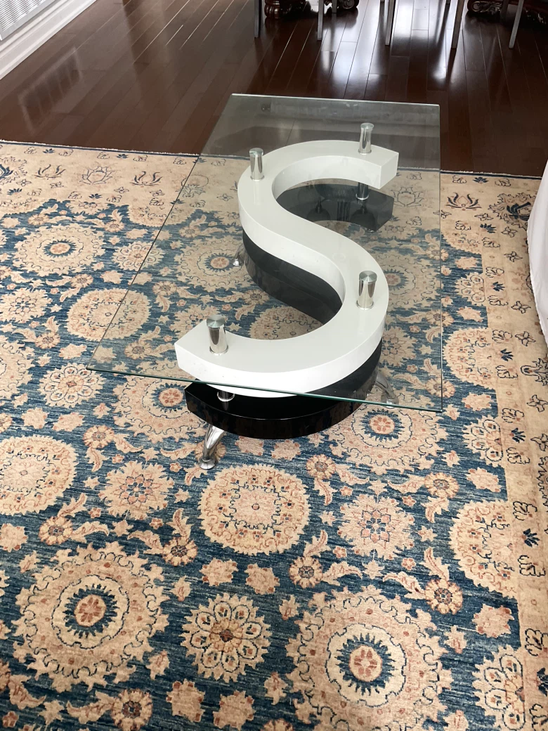 Modern S-Shaped Coffee Table