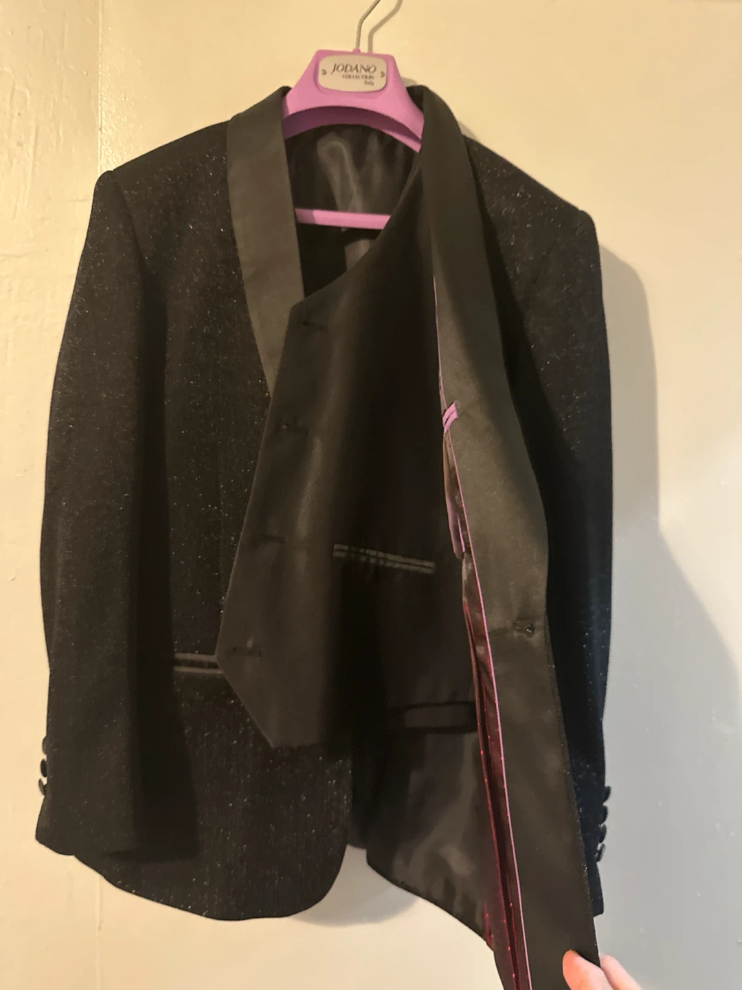 Jodano Collection Black Tuxedo Jacket Size 14 - photo 3