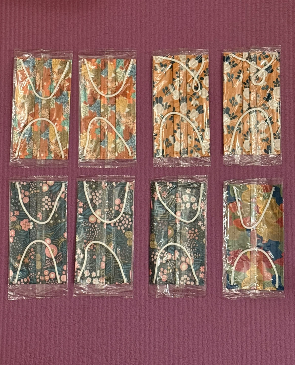 NEW✨🏈Assorted Pattern Disposable Face Masks