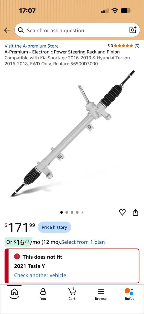 H1003 – A-Premium Electronic Power Steering Rack & Pinion