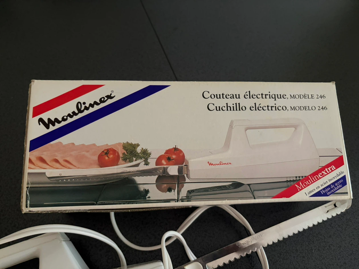 Moulinex Electric Knife Model 246 🏈 - photo 2