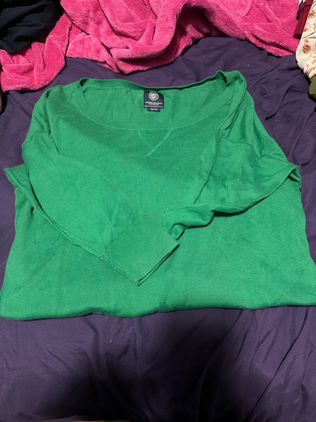 American Eagle Green Sweater