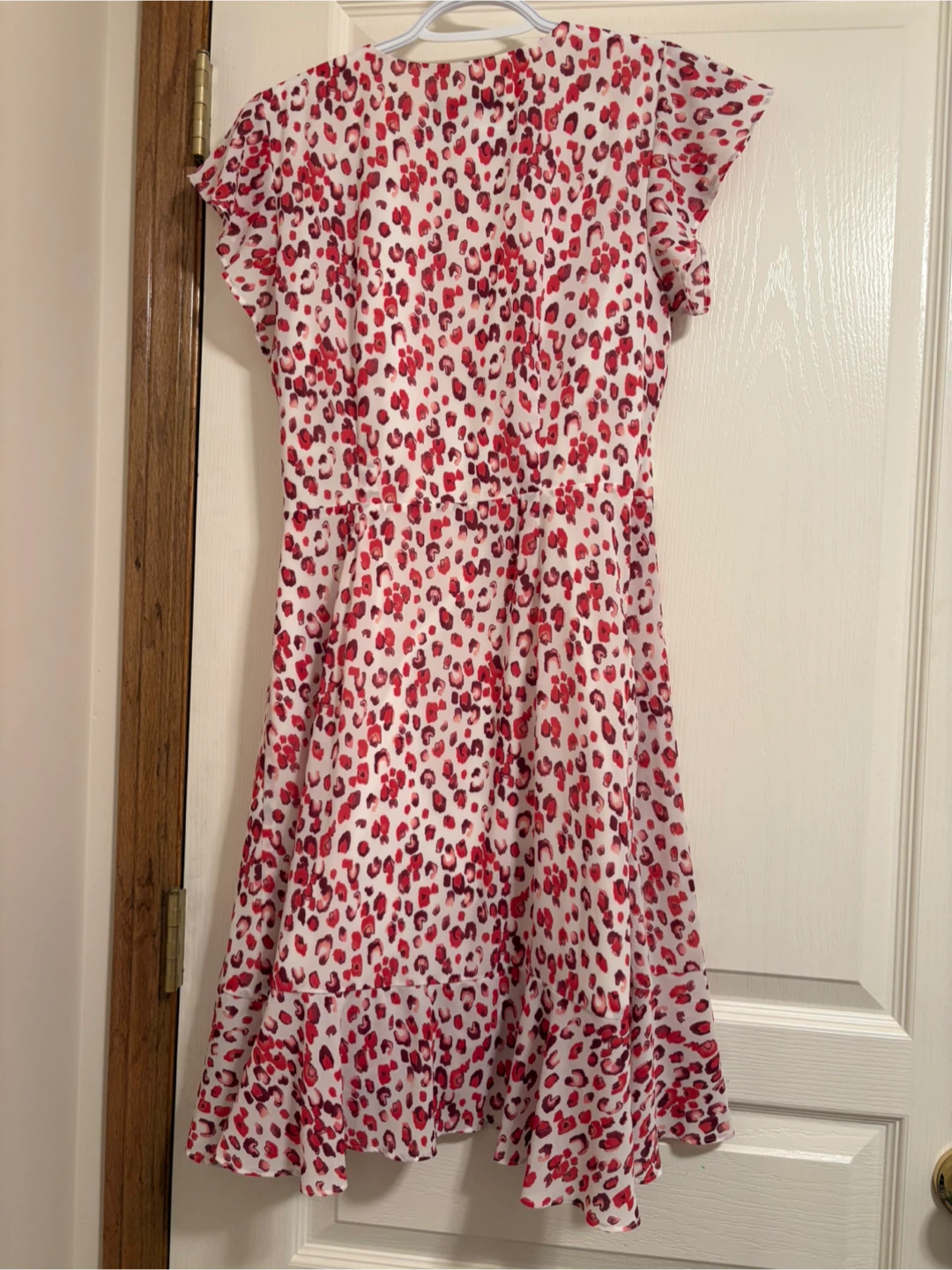 Banana Republic Red Print Wrap Dress - photo 2
