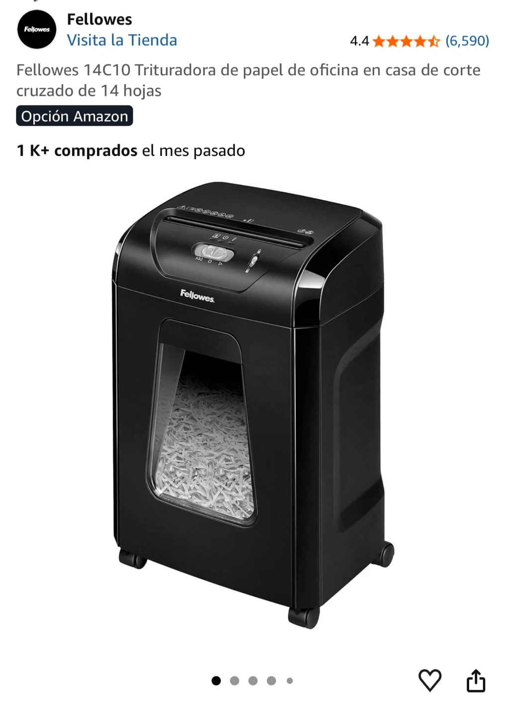 Fellowes Powershred 14C10 Paper Shredder