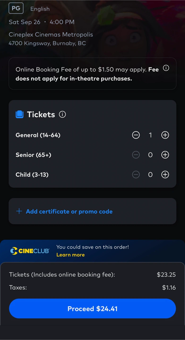 Forgotten Island Movie Ticket at Cineplex Metropolis - photo 3
