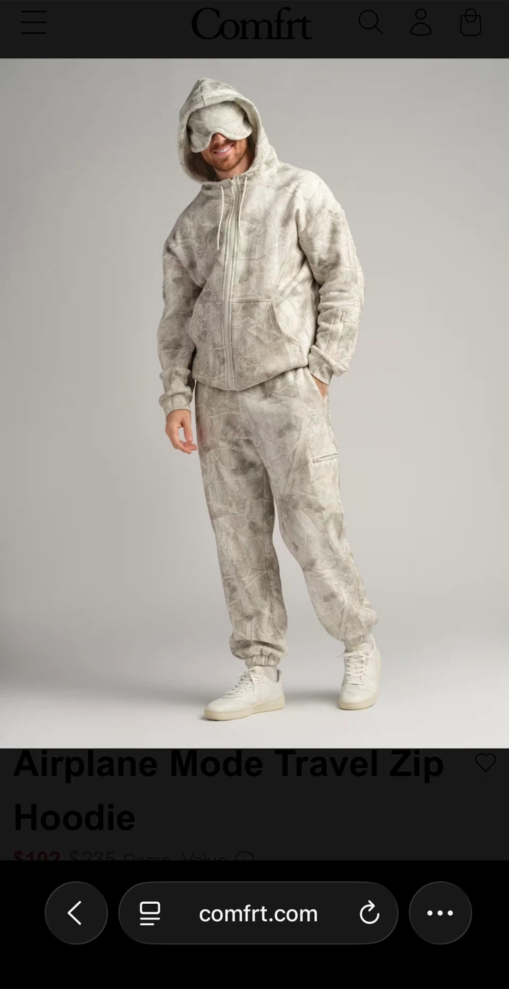 Comfrt Airplane Mode Travel Zip Hoodie&Pants - photo 5