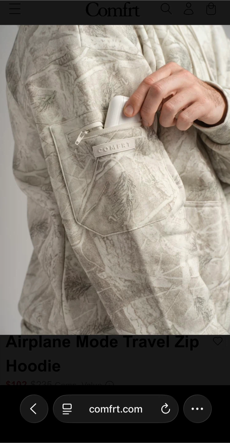 Comfrt Airplane Mode Travel Zip Hoodie&Pants - photo 4