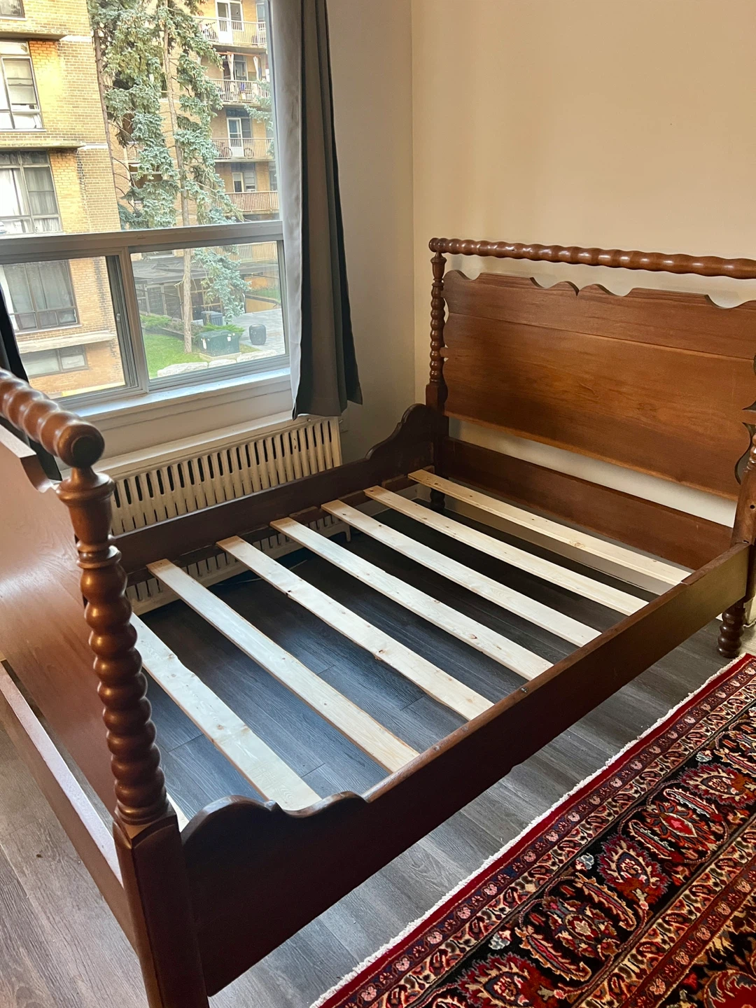Solid Oak Double Bed Frame – Handmade Solid Wood